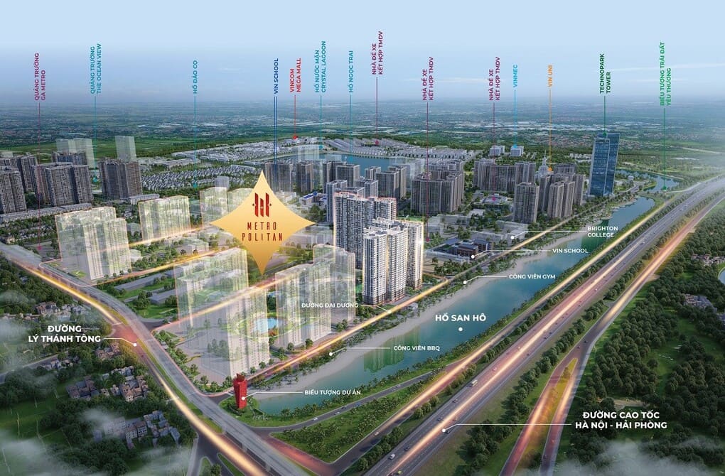 Vị trí phân khu Metropolitan